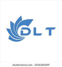 DLT letter design. DLT letter technology logo design on white background. DLT Monogram logo design for entrepreneur and business