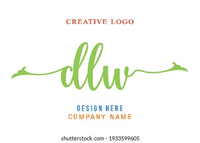 El logotipo de la inscripción DLW es sencillo, fácil de entender y autoritario