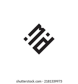 logotipo de concepto geométrico abstracto DM en diseño profesional de alta calidad que será mejor para el estilo de la calle