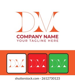 DM app logo design template, dm logo design, DM app logo	