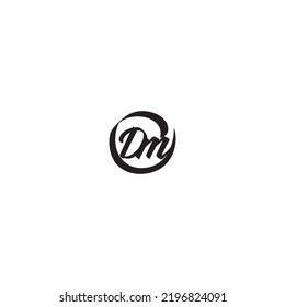DM brush concept in high quality professional design that will print well across any print media