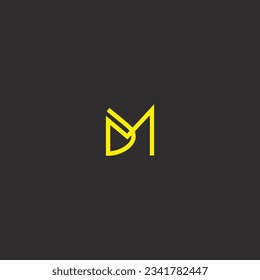 DM creative and modern logo design