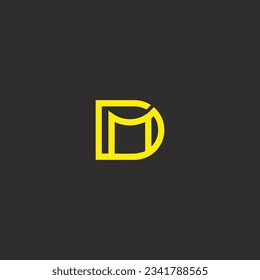  DM creative and modern logo design