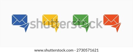 Dm Icon Set Color Multiple Style Collection