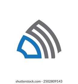 PLANTILLA creativa del Vector del logotipo de la letra del DM