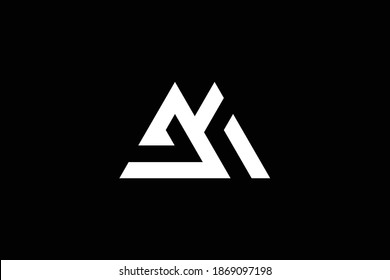 DM letter logo design on luxury background. MD monogram initials letter logo concept. DM icon design. MD elegant and Professional white color letter icon design on black background. M D