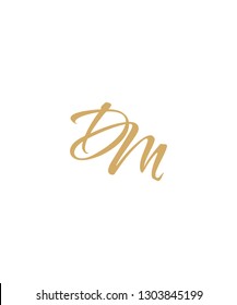 DM letter logo icon 001