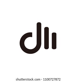 Dm Letter Vector Logo