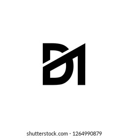 dm letter vector logo