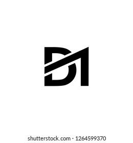 dm letter vector logo. md letter vector logo