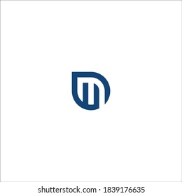 DM logo is just a hint of the logo concept: a unique DM with clean, clear, bold and elegant lines