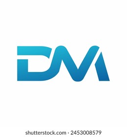 dm Logo simple clean and elegance