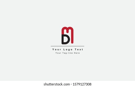 DM or MD letter logo. Unique attractive creative modern initial DM MD D M initial based letter icon logo