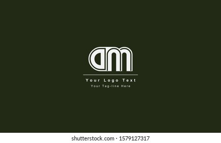 DM or MD letter logo. Unique attractive creative modern initial DM MD D M initial based letter icon logo