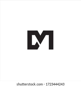 Dm Md Logo Initial Letter Design Stock Vector (Royalty Free) 1723444243 ...