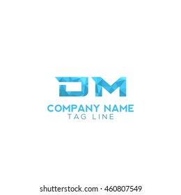 dm polygonal logo