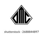 DMC Custom Monogram Logo Design.