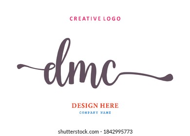 DMC lettering logo is simple, easy to understand and authoritative