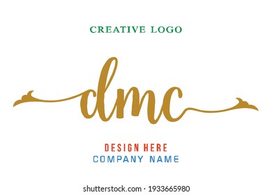 DMC lettering logo is simple, easy to understand and authoritative