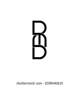 dmd letter monogram logo design