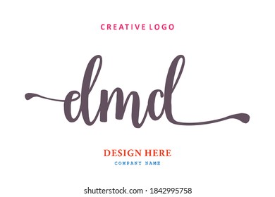 DMD lettering logo is simple, easy to understand and authoritative