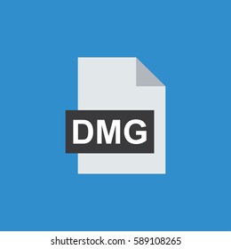 DMG icon vector