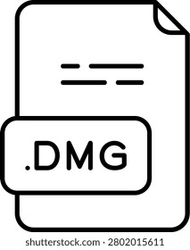 DMG Illustration vector Icon Design