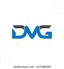 DMG letter Logo Design Vector Template In Modern Creative Minimal Style