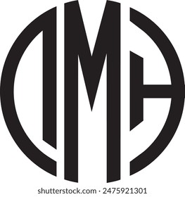 DMH Circle Logo Design, Symbol, Symbol, Vektorgrafik Datei, 