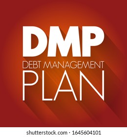 DMP - Acrónimo del plan de gestión de la deuda, contexto del concepto de negocio