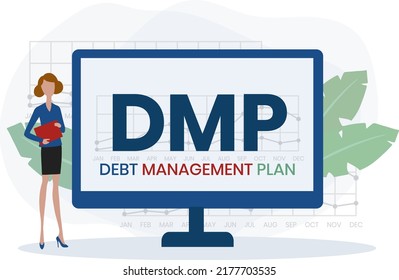 Dmp Debt Management Plan Acronym Business Stock Vector (Royalty Free ...