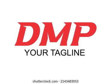 DMP text vector, perfect for content creator logos.