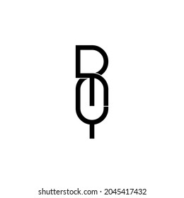 dmy typography letter monogram logo design