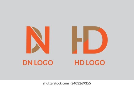 Dn And Hd Logo Royalty-Free Images, Shutterstock- eps 10