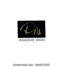 DN initial handwriting monogram name