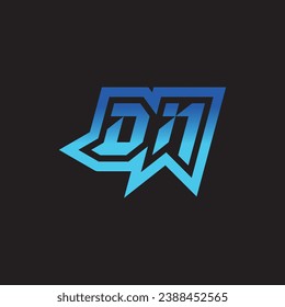 DN initial inspiration logo design esport and gaming clan ideas