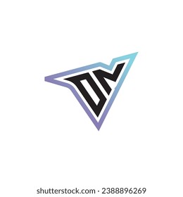 DN letter combination cool logo esport or gaming initial logo as a inspirational concept design