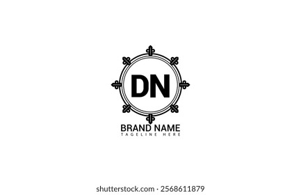 DN letter logo creative design. DN unique design. DN creative initials letter logo concept. DN letter logo design