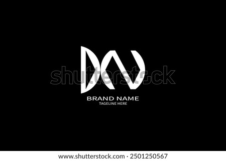 DN letter logo creative design. DN unique design. DN creative initials letter logo concept. DN letter logo design on black background.
