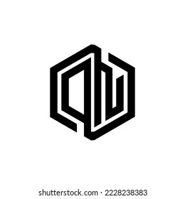 DN letter logo design in illustration. Vector logo, calligraphy designs for logo, Poster, Invitation, etc.
