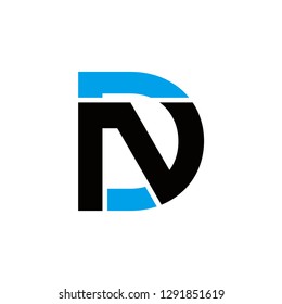 dn logo design , initial , generic , vector , icon