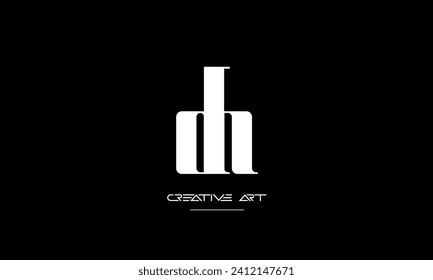 DN, ND, D, N abstrakte Buchstaben Logo-Monogramm