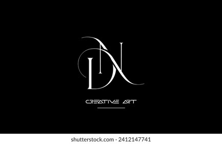 DN, ND, D, N abstract letters logo monogram