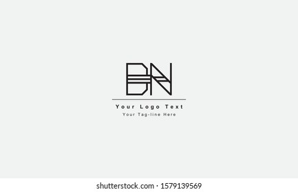 DN or ND letter logo. Unique attractive creative modern initial DN ND D N initial based letter icon logo