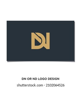 DN OR ND LOGO DESIGN VECTOR