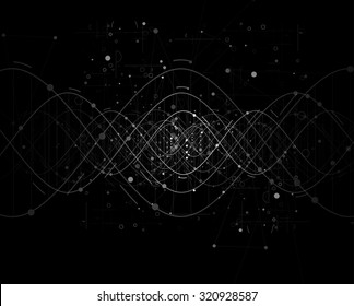 DNA Abstract background collection. Futuristic technology interface. Vector format