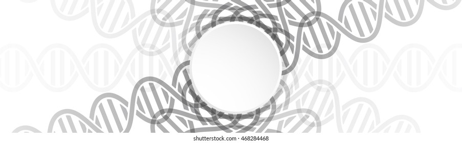 DNA Abstract background and element collection. Futuristic technology interface. Vector format