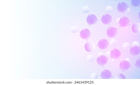 DNA Abstract Background Structure For Science Research and Gene genetic, Healthcare, and Medicine Design. Vector Illustration.