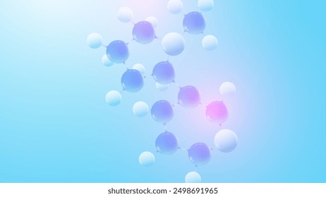 DNA Abstract Background Structure For Science Research And Gene Genetic, Healthcare And Medicine Design. Vector Illustration