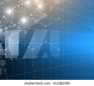 DNA Abstract icon and element collection. Futuristic technology interface. Vector format